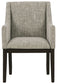 Burkhaus Dining UPH Arm Chair (2/CN)