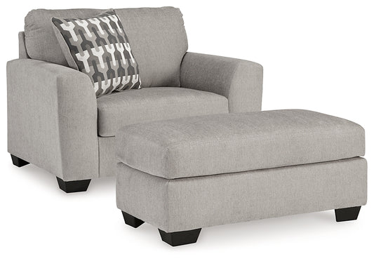 Avenal Park Chair and Ottoman