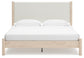 Cadmori  Upholstered Panel Bed