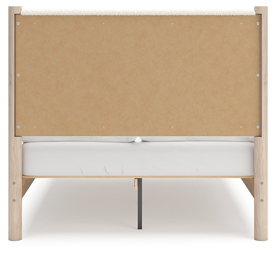 Cadmori  Upholstered Panel Bed