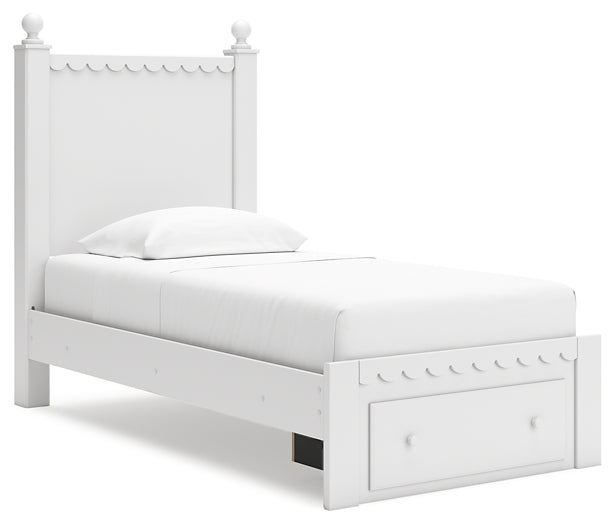 Mollviney  Panel Storage Bed