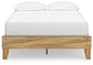 Bermacy Full Platform Bed with Dresser and Nightstand