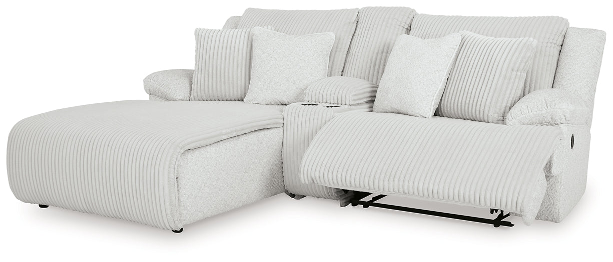 Top Tier 3-Piece Reclining Sectional Sofa with Chaise