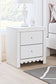 Mollviney Twin Panel Bed with Mirrored Dresser and 2 Nightstands