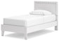 Hallityn Twin Panel Platform Bed with Nightstand