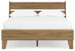 Deanlow Full Platform Panel Bed with Dresser