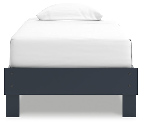 Simmenfort Twin Platform Bed with Dresser and Nightstand