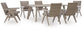 Cliff Trails Outdoor Dining Table and 6 Chairs