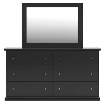 Maribel Queen Panel Bed, Dresser and Mirror