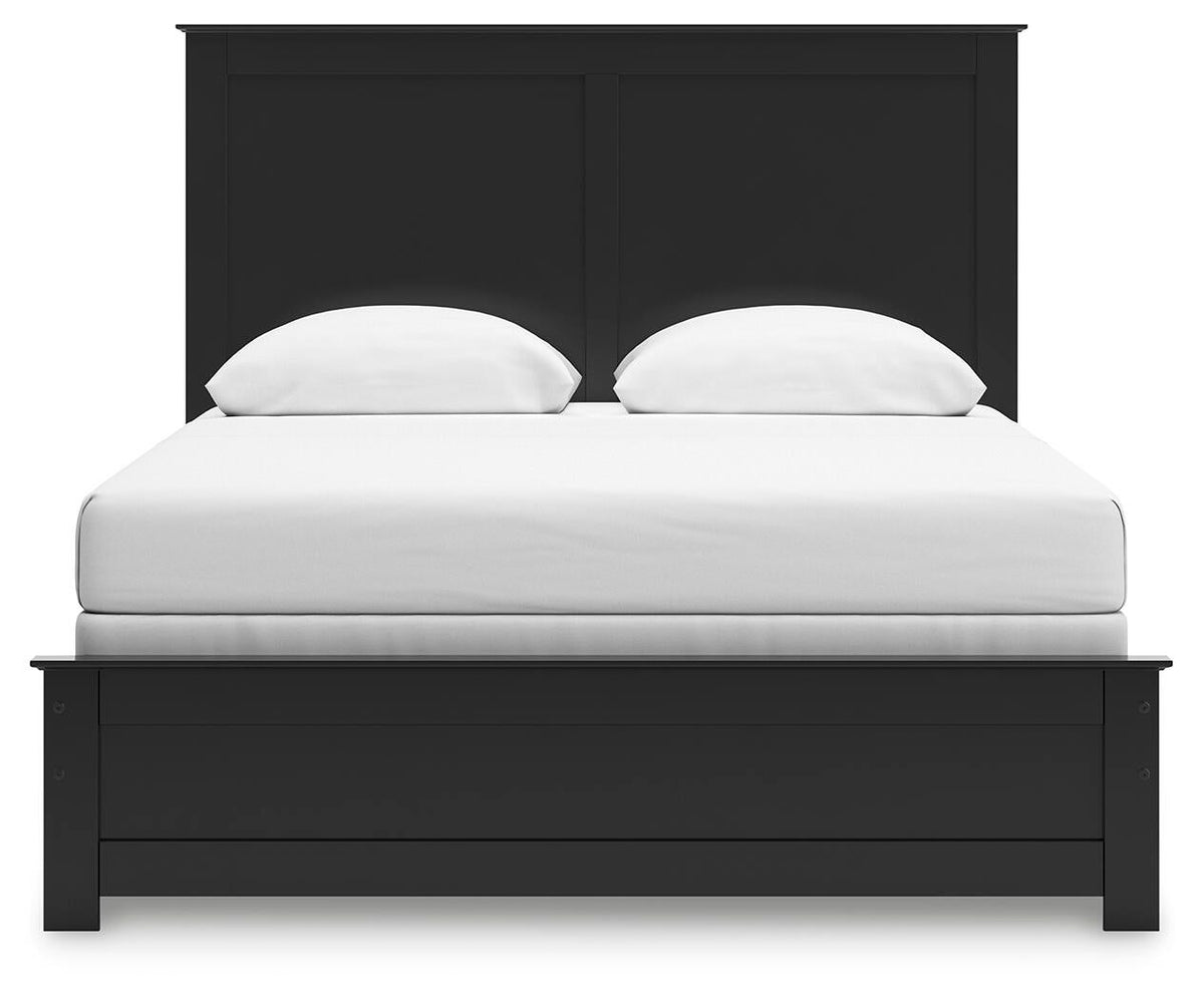 Maribel Queen Panel Bed, Dresser and Mirror