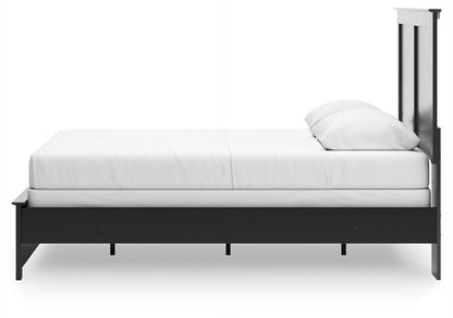 Maribel Queen Panel Bed, Dresser and Mirror