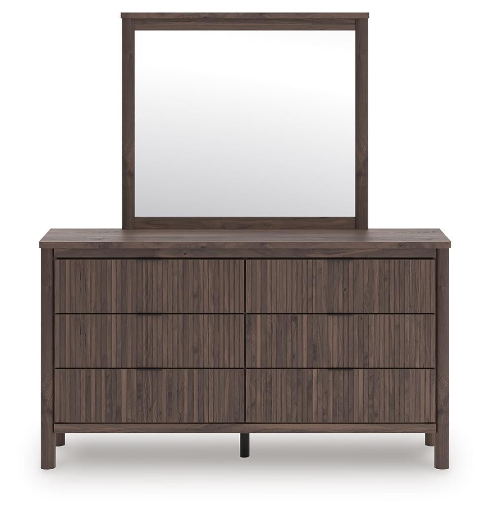 Cadmori Twin Panel Bed, Dresser, Mirror and Nightstand