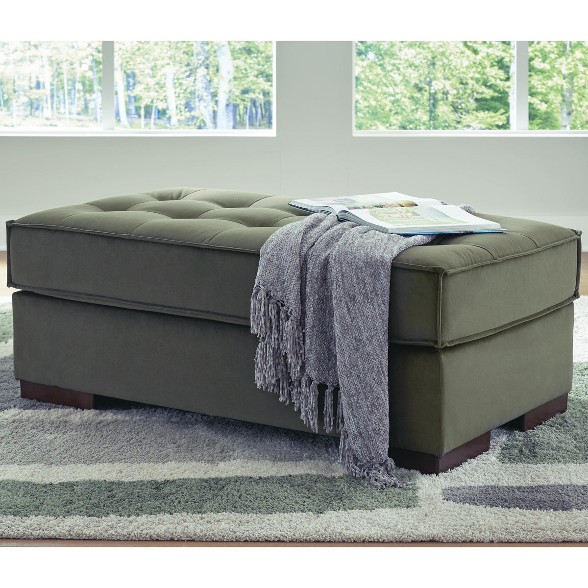 Caspian-Town Oversized Accent Ottoman