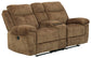 Huddle-Up Glider REC Loveseat w/Console