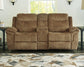 Huddle-Up Glider REC Loveseat w/Console