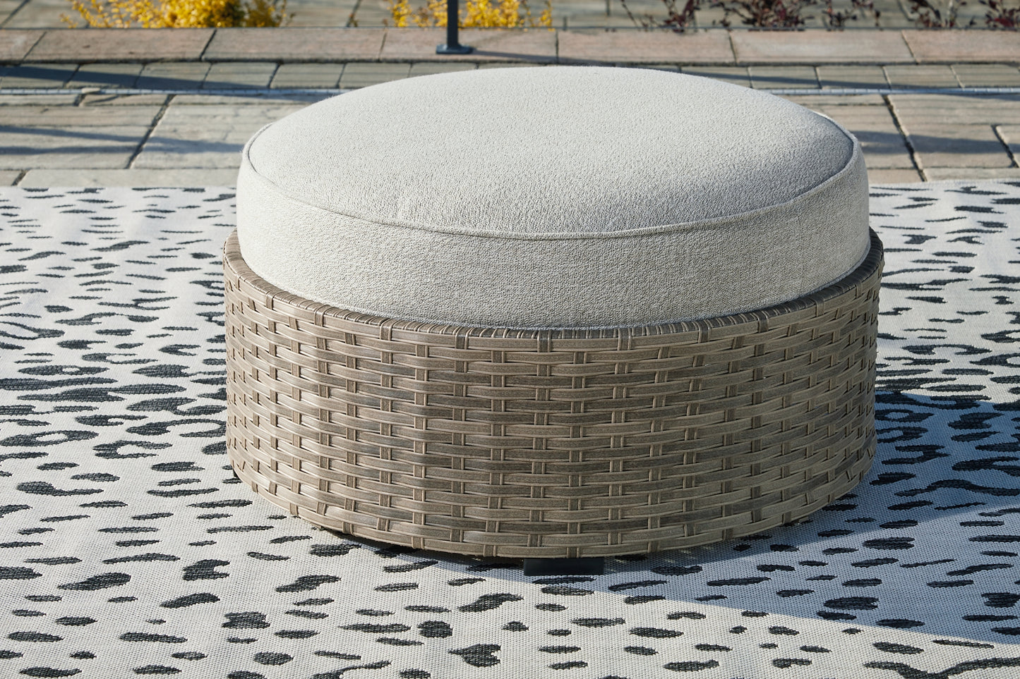 Calworth Ottoman with Cushion