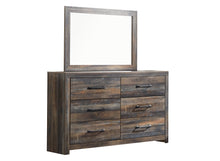 Load image into Gallery viewer, Drystan King Panel Bookcase Bed with Mirrored Dresser, Chest and Nightstand
