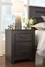 Load image into Gallery viewer, Brinxton Queen Panel Bed with Mirrored Dresser, Chest and Nightstand
