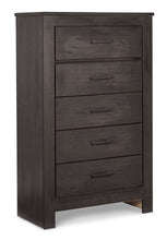 Load image into Gallery viewer, Brinxton Queen Panel Bed with Mirrored Dresser, Chest and Nightstand
