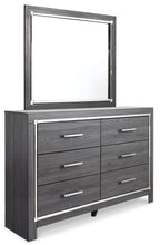 Load image into Gallery viewer, Lodanna Queen Panel Bed with Mirrored Dresser and Chest
