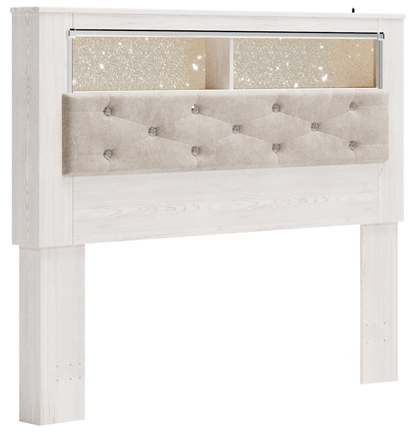 Altyra Queen Bookcase Headboard with Dresser