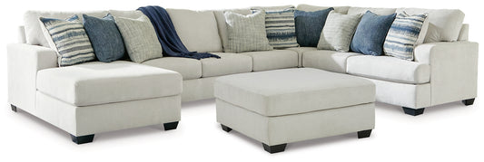 Lowder 4-Piece Sectional with Ottoman