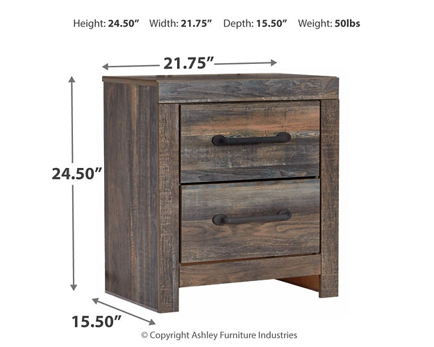 Drystan Full Bookcase Bed with 2 Nightstands