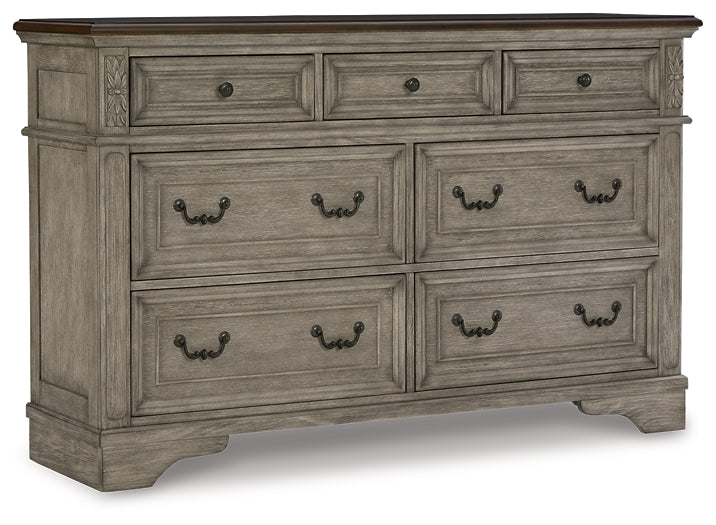 Lodenbay California King Panel Bed with Dresser