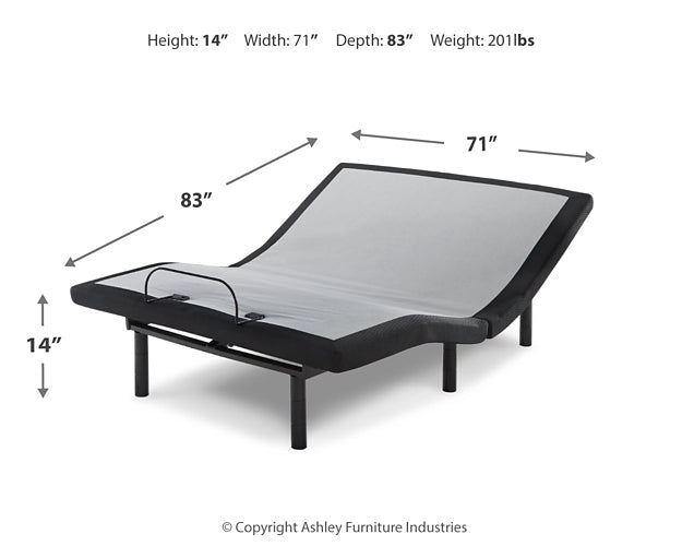 10 Inch Chime Memory Foam Mattress with Adjustable Base