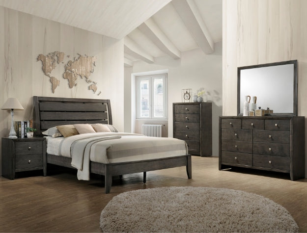 EVAN BEDROOM GROUP GREY