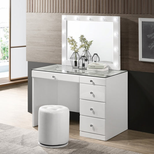 MORGAN VANITY SET WHITE