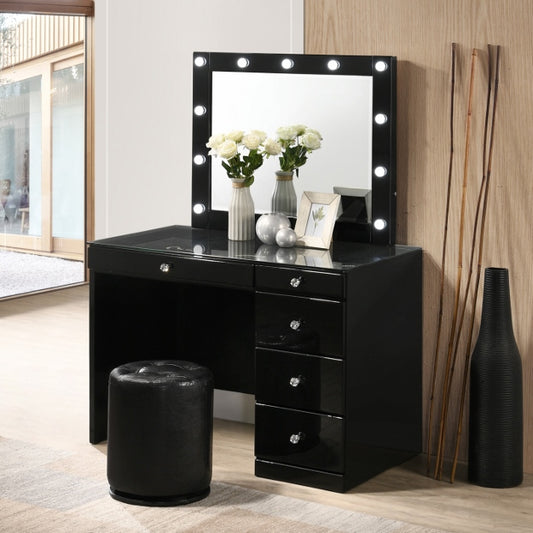 MORGAN VANITY SET BLACK