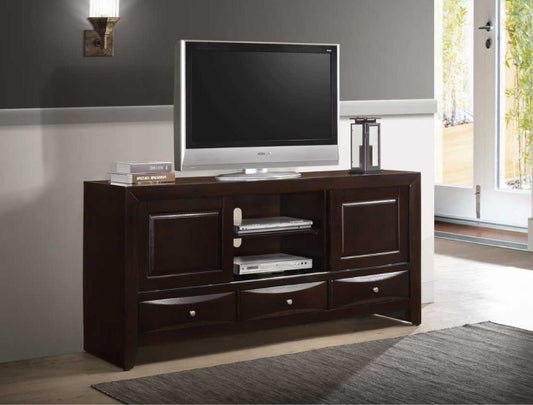 EMILY TV STAND DARK CHERRY