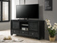 LYSSA TV STAND - BLACK