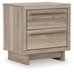 Hasbrick Two Drawer Night Stand