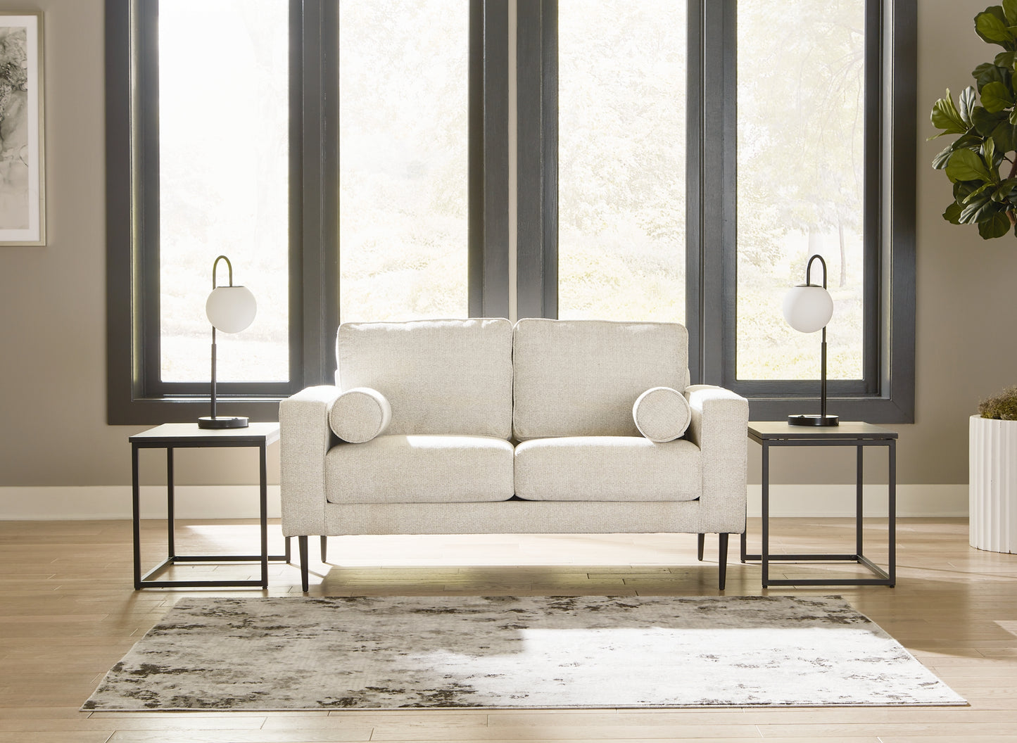 Hazela Sofa, Loveseat, Chair and Ottoman