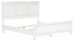 Fortman King Panel Bed with Mirrored Dresser and 2 Nightstands