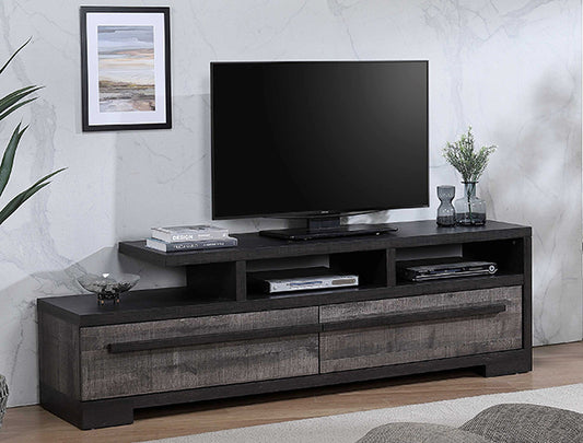 REMINGTON TV STAND GRAY/EBONY