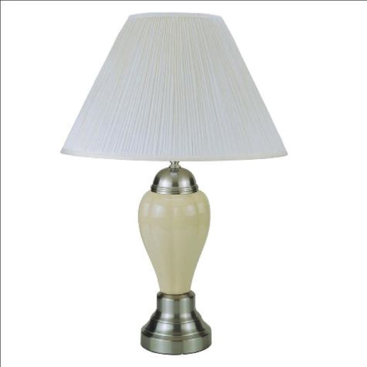 PORCELAIN LAMP IVORY