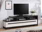 REMINGTON TV STAND CHALK/EBONY